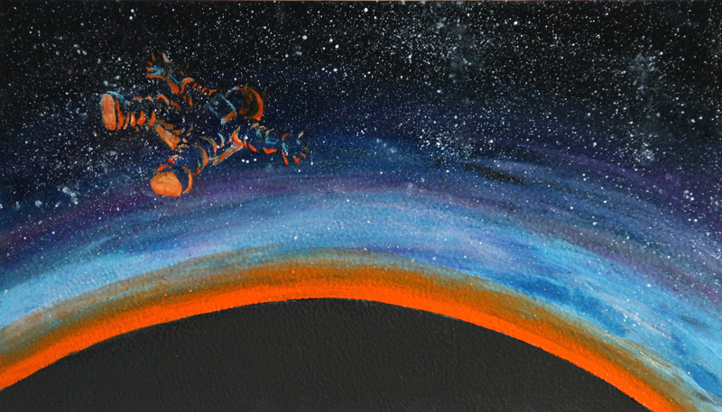 Luca Buvoli, "Astrodoubt Floating Over Horizon"
