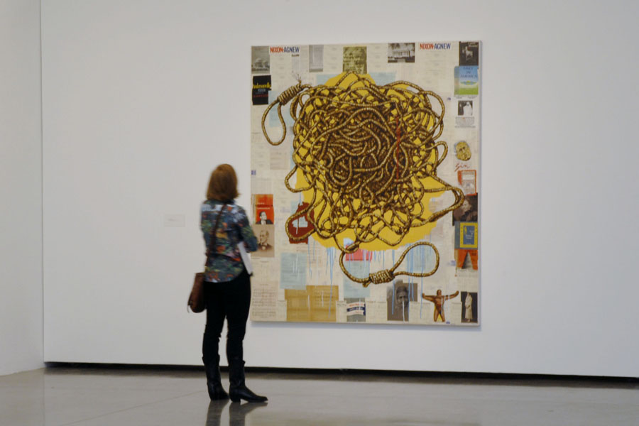 "Double No" shown at the Otis College of Art and Design's Ben Maltz Gallery in 2009