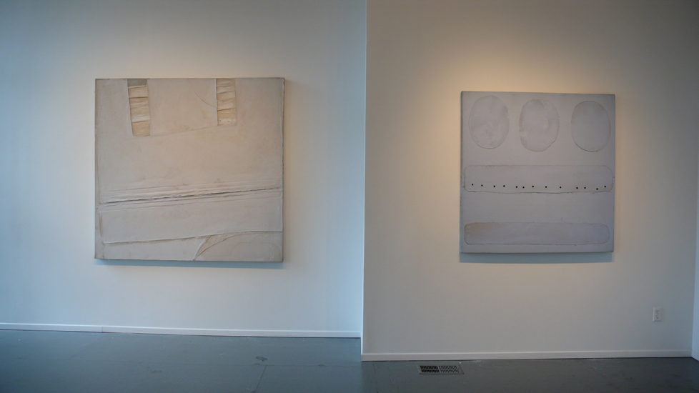 installation view of the exhibition "Black Rubber Sheet" at beta pictoris gallery